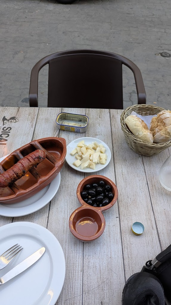 Petiscos na esplanada